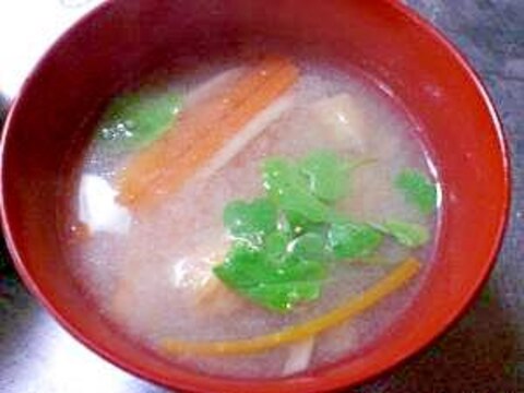 根菜のお味噌汁